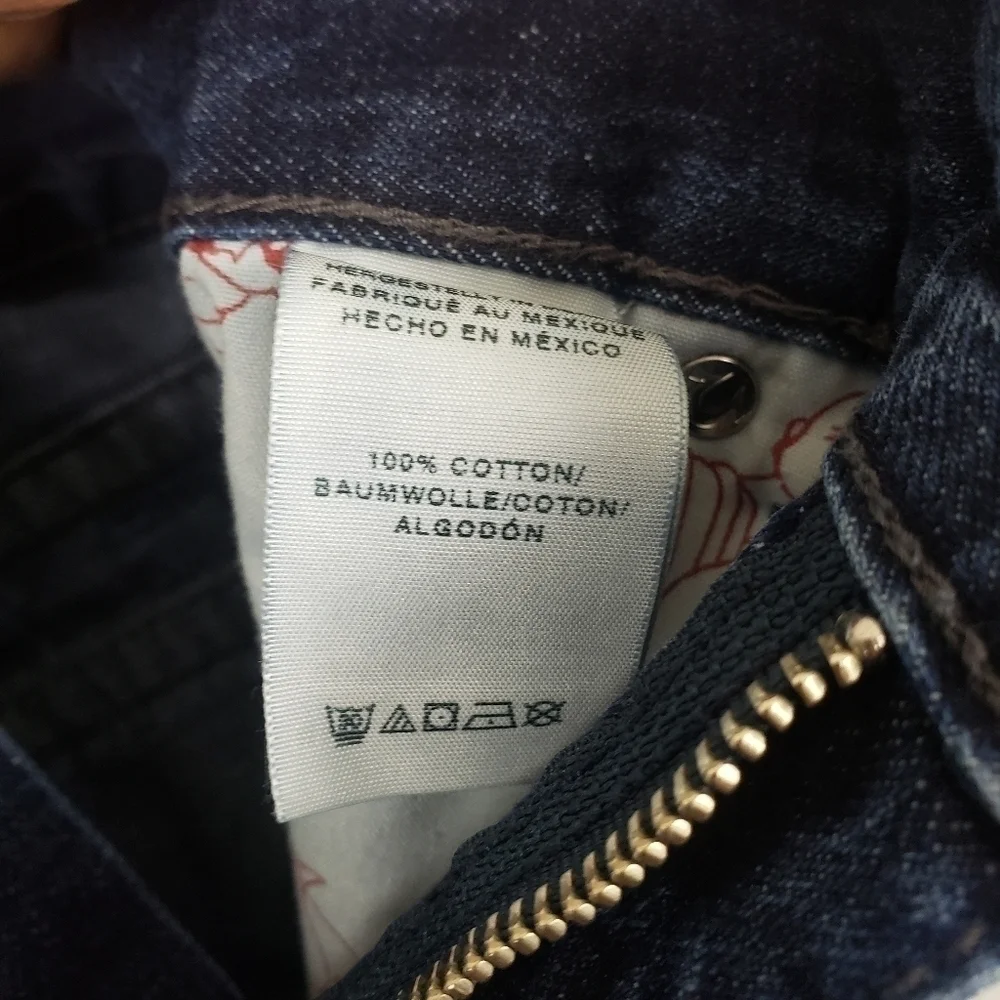 TRUE RELIGION Men's Jeans Straight Dark Wash Sz 34